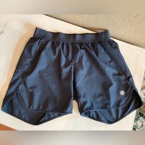Women’s ASICS Running Shorts.  Size Small.  Color Navy Blue.  Great Condition